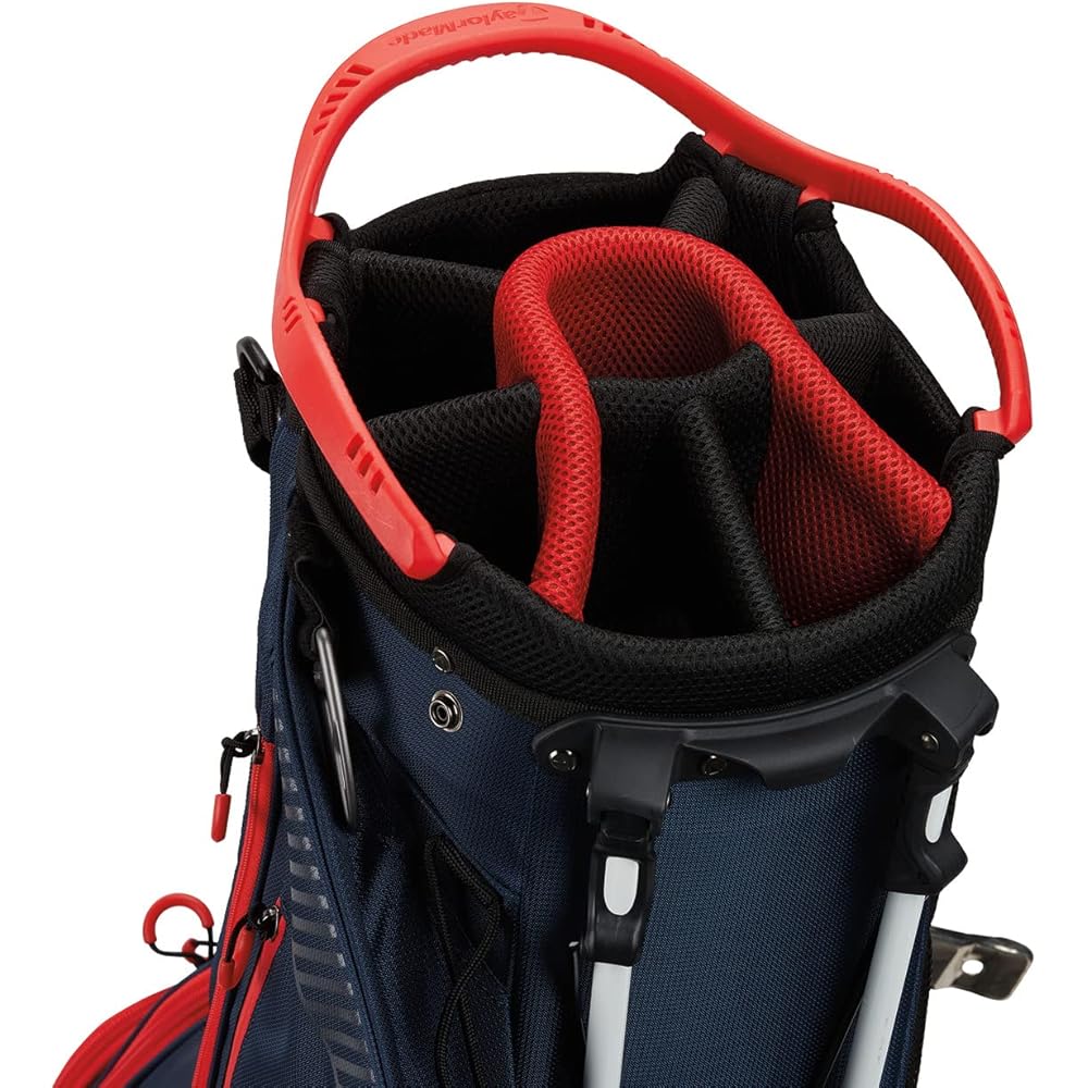TaylorMade Golf PRO Stand Bag Navy/RED