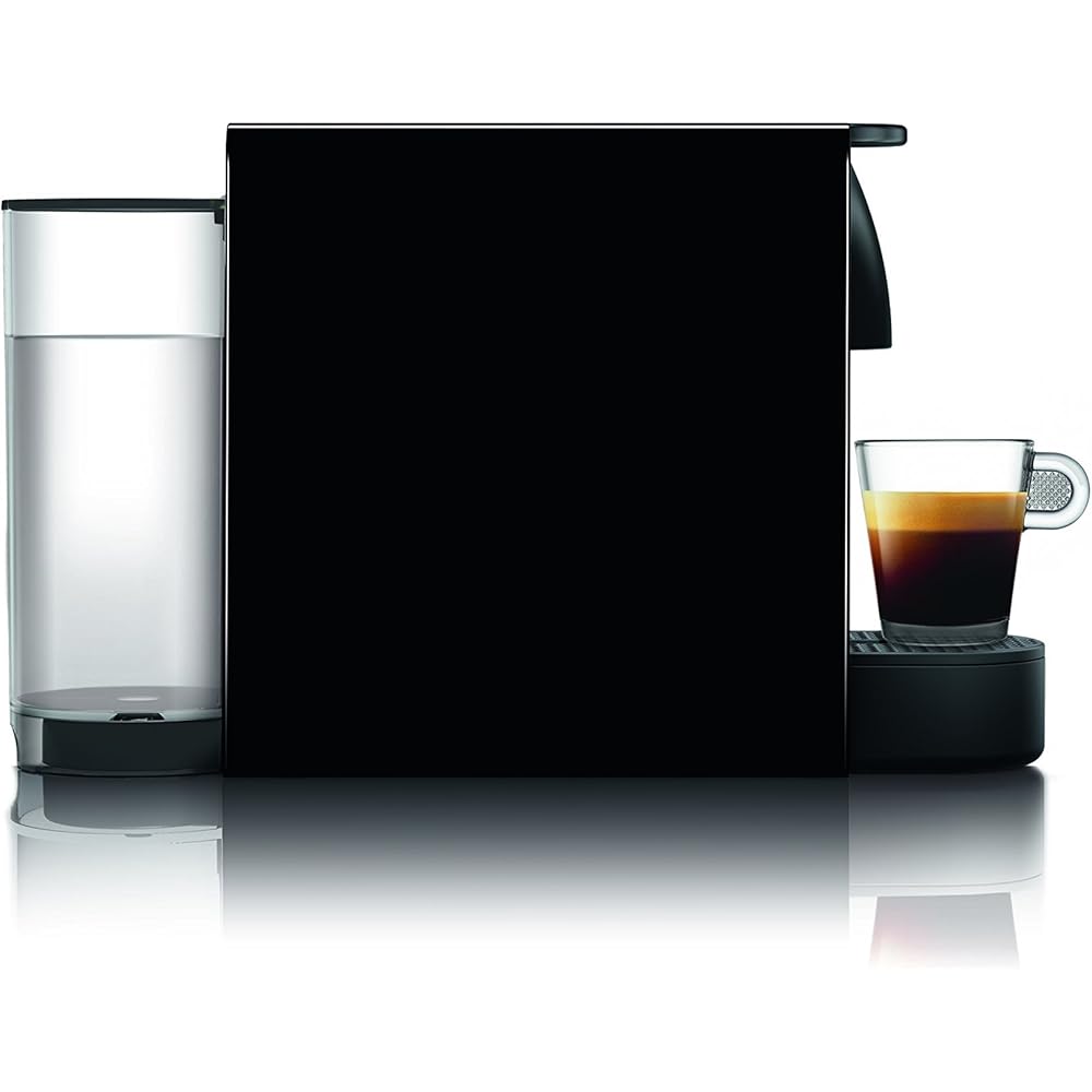 Nespresso Essenza Mini Espresso Machine by Breville with Milk Frother,20.3 fl oz, Piano Black