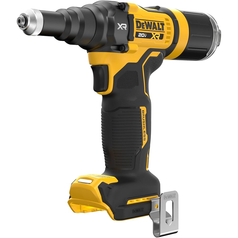 DEWALT 20V MAX XR Cordless Rivet Tool, 3/16", Bare Tool Only (DCF403B)
