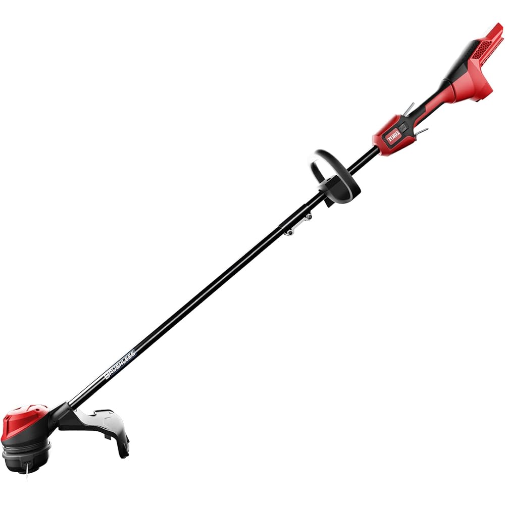 Toro Flex Force Power System 60 Volt Max Lithium Ion Brushless Cordless with Electric String Trimmer and Brushless Motor for String Trimmers, Black