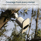 Arlo Pro 3 Floodlight Security Camera 2K HDR 2000-3000 Lumens | Wire-Free | Protect Driveways &amp; Alleyways | Connects to Wi-Fi | Color Night Vision, Motion Sensor, 2-Way Audio, Rechargeable (White)