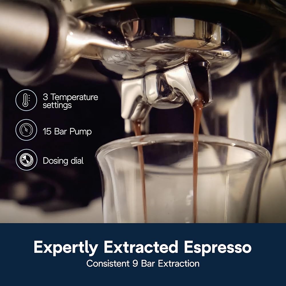 De'Longhi La Specialista Arte Evo Espresso Machine Compact Cold Brew Coffee Maker with Grinder, Milk Steam Wand/Frother &amp; Tamping Tools Home Barista Kit for Lattes, Cappuccinos, Iced Coffee