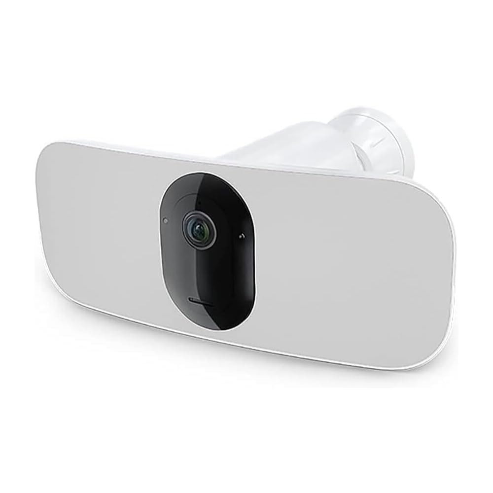 Arlo Pro 3 Floodlight Security Camera 2K HDR 2000-3000 Lumens | Wire-Free | Protect Driveways &amp; Alleyways | Connects to Wi-Fi | Color Night Vision, Motion Sensor, 2-Way Audio, Rechargeable (White)