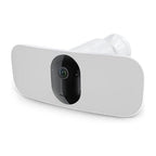 Arlo Pro 3 Floodlight Security Camera 2K HDR 2000-3000 Lumens | Wire-Free | Protect Driveways &amp; Alleyways | Connects to Wi-Fi | Color Night Vision, Motion Sensor, 2-Way Audio, Rechargeable (White)