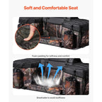 VEVOR ATV Rear Storage Bag, 68L ATV Rear Cargo Bag with Sponge Seat Cushion &amp; Bottle Holder, 600D Oxford Cloth Storage Rear Rack Seat Bag Fit Most ATVs with Rear Rack, Compatible with ATV, UTV, Can-Am