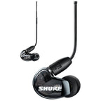 Shure AONIC 215 Wired Sound Isolating Earbuds, Clear Sound, Single Driver, Secure in-Ear Fit, Detachable Cable, Durable Quality, Compatible with Apple &amp; Android Devices Black