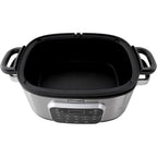 Chef'sChoice Multicooker, Large 6-Quart Capacity Multipurpose Non-Stick Vessel and Variable Temperature Control with Keep Warm and 12 Cooking Presets, 1300-Watts, Stainless Steel