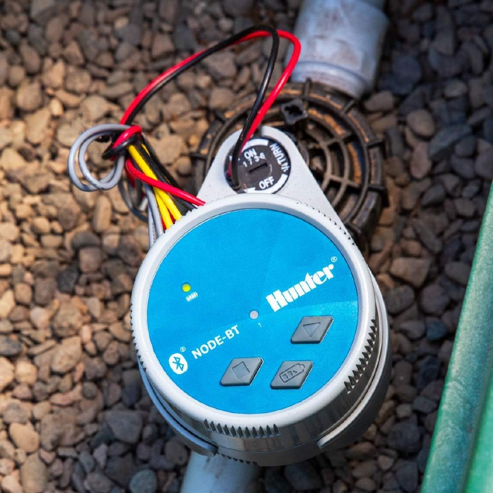 Hunter Company Node-BT Battery Operated 1-Station Bluetooth Irrigation Controller (DC Solenoid Not Included)