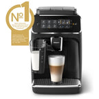 Philips 3200 Series Fully Automatic Espresso Machine, LatteGo Milk Frother, 5 Coffee Varieties, Intuitive Touch Display, 100% Ceramic Grinder, AquaClean Filter, My Coffee Choice, Black (EP3241/54)