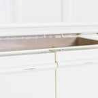 Hives and Honey Charley Standing Jewelry Armoire – Fully Locking Jewelry Organizer, 7 Drawers, Necklace Hooks, Mirror, Ring Rolls, Anti-Tarnish Lining, Solid Wood Construction, White