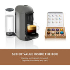 Breville Nespresso VertuoPlus Coffee and Espresso Machine by Breville,8 ounce,Grey