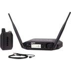 Shure GLXD14+/93 Dual Band Pro Digital Wireless Microphone System for Interviews, Presenting, Theater 12-Hour Battery Life, 100 ft Range | WL93 Lavalier Mic, Single Channel Receiver (GLXD14+/93-Z3)