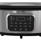 Chef'sChoice Multicooker, Large 6-Quart Capacity Multipurpose Non-Stick Vessel and Variable Temperature Control with Keep Warm and 12 Cooking Presets, 1300-Watts, Stainless Steel