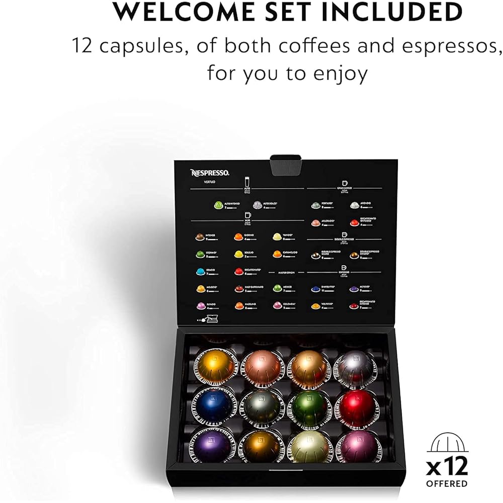 Nespresso Vertuo Coffee and Espresso Machine by Breville, Black