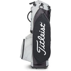 Titleist Players 5 Gray/Graphite/Black Golf Stand Bag with Premium Double Strap, 5-way Top Cuff, and External Drink Sleeves