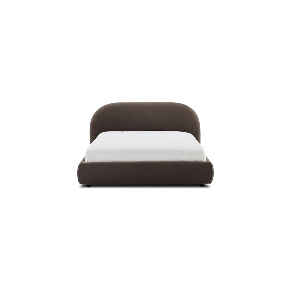 Genoa King Size Bed – Modern King Bed Frame with Upholstered Headboard, Contemporary Bedroom Furniture, Premium Construction, and Timeless Design