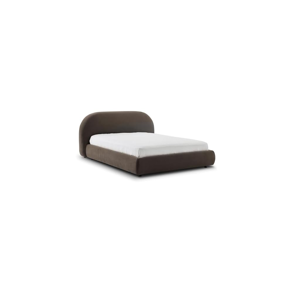 Genoa King Size Bed – Modern King Bed Frame with Upholstered Headboard, Contemporary Bedroom Furniture, Premium Construction, and Timeless Design