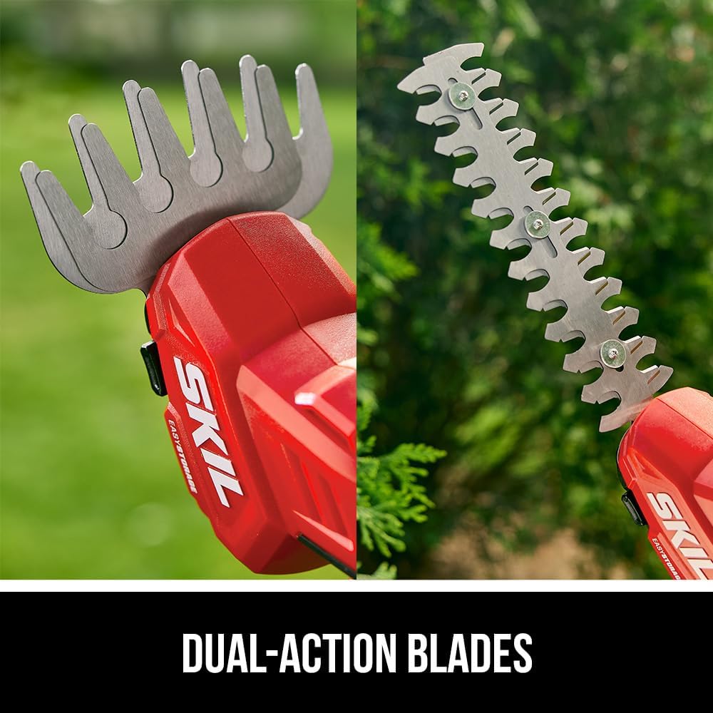 SKIL PWR CORE 20 20V Shear &amp; Shrub 2-in-1 Kit Including 2.0Ah Battery and ChargerGH1000B-11