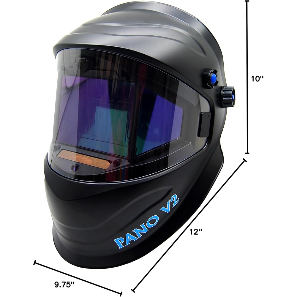 Blue Demon BDWH-TRUEVIEW-PANOV2 Welding Hood, Black