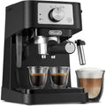 De'Longhi Stilosa Manual Espresso Machine, Compact Coffee Maker, 15 Bar Pump Pressure, Manual Milk Frother Steam Wand for Authentic Single &amp; Double Espresso, Lattes &amp; Cappuccinos, Tamper Included