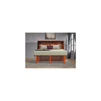 Domabella Murphy Cabinet Bed with Charging Station 8 Inch, Queen (Cherry)