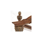 California King Wood Canopy Bed in Classic Chestnut