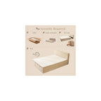 Queen Boneless Bed & Frame Mattress and Headboard, No Assembly
