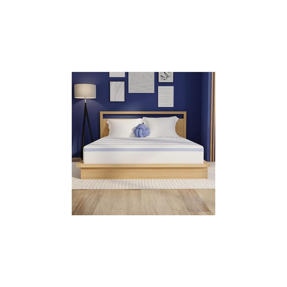 Gel Memory Foam 10 Inch Mattress - Bed-in-a-Box - Twin XL Size - Pressure Relief - Certi-PUR Certified