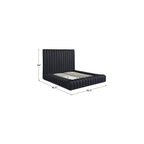 Avalon Velvet Upholstered Luxurious Platform Bed