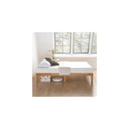 Naturalista Classic - 12 Inch Solid Wood Platform Bed with Wooden Slats, No Box Spring Needed, Easy Assembly, Queen, Pine