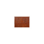 Domabella Murphy Cabinet Bed with Charging Station 8 Inch, Queen (Cherry)