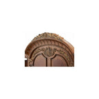 California King Wood Canopy Bed in Classic Chestnut