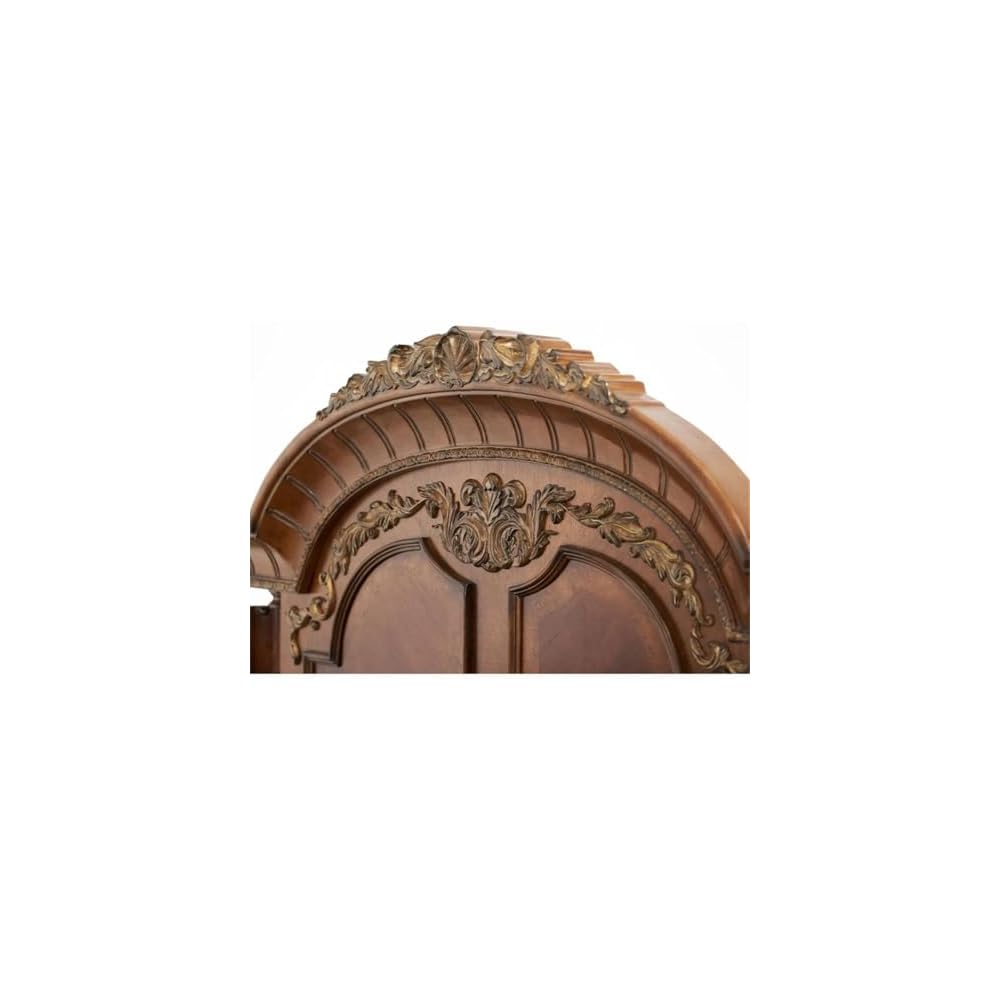 California King Wood Canopy Bed in Classic Chestnut