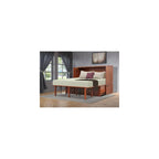 Domabella Murphy Cabinet Bed with Charging Station 8 Inch, Queen (Cherry)