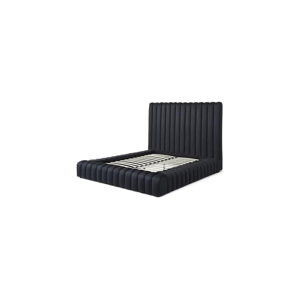 Avalon Velvet Upholstered Luxurious Platform Bed