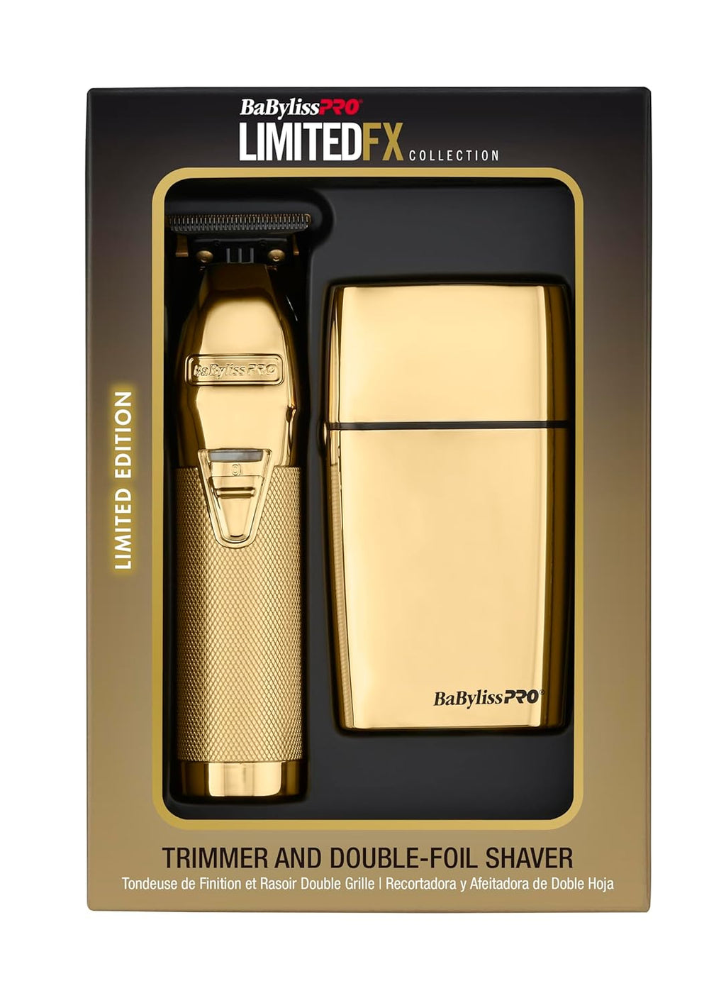 BaBylissPRO LIMITEDFX Trimmer and Shaver Prepack Gold