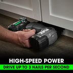 FLEX 24V Brushless 23Ga Pin Nailer Kit with 2.5Ah Lithium Battery and 160W Fast Charger FS4341-1A