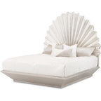 Fantosini King Fan Bed - Silver Leaf