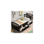 Twin Size Platform Storage Bed Solid Wood Bed with 6 Drawers