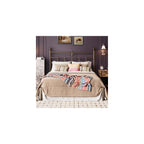 Queen Size Metal Platform Bed Frame with Victorian Vintage Headboard/Under Bed Storage/No Box Spring Needed/Easy Assembly/Noise Free/Mattress Foundation/Gold