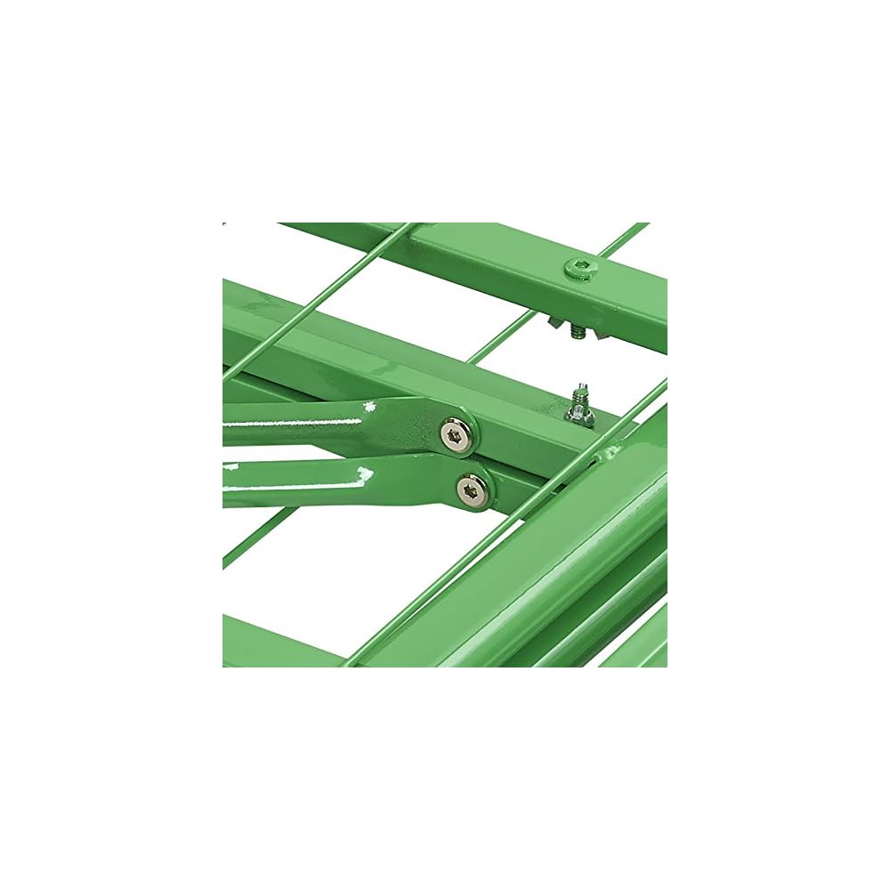 Horizon Queen Bed Frame In Green - Replaces Box Spring - Folding Metal Mattress Bed Frame