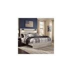 King Bed Frame, Cambeck Farmhouse Whitewash