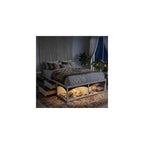 Pet-Friendly Platform Bed Frame, No Headboard Platform Bed, with Storage Drawers, Pet-Friendly Design, King Size, White
