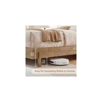 Queen Size Platform Bed Frame, with Boucle Upholstered Headboard, Oak