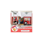 Fire-Truck Bunk Bed Curtains 45H Loft Bed Curtain, Twins