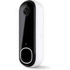 Arlo Video Doorbell 2K | 2nd Gen | Wire-Free/Wired Option, 2-Way Audio, Night Vision, Head to Toe Video View, Integrated Siren | Live Stream | Real Time Notifications |180 Deg Wide View, White