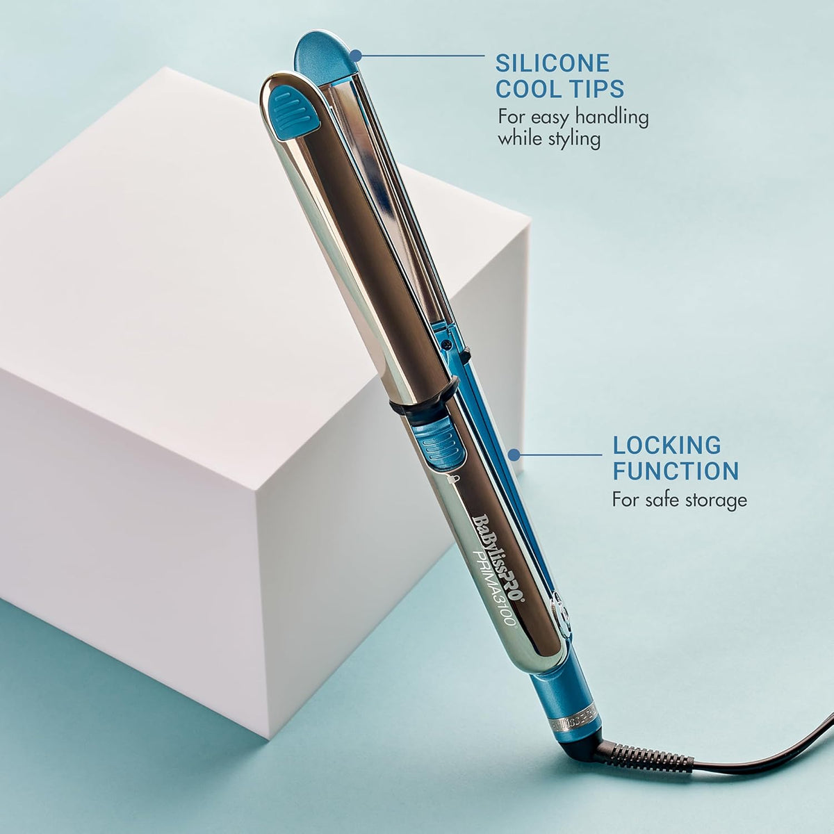 BaBylissPRO Limited Edition 1 1/4" Nano Titanium Prima3000 Ionic Hair Straightener