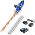 WILD BADGER POWER 20v Hedge Trimmer Upgrated, 22" Cordless with Guard &amp; Bumper, Lightweight, Powerful, 2.0AH Battery and Charger Included