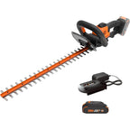 WORX WG261 22" 20V Cordless Hedge Trimmer, Battery &amp; Charger Included