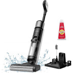 Ultenic Wet Dry Vacuum Cleaner,Cordless Vacuum Mop Combo with Self-Cleaning,Smart Mess Detection,50mins Runtime,3-in-1 Vacuum Mop for Hard Floors,Edge Cleaning,LED Display,Black,AC1 Elite